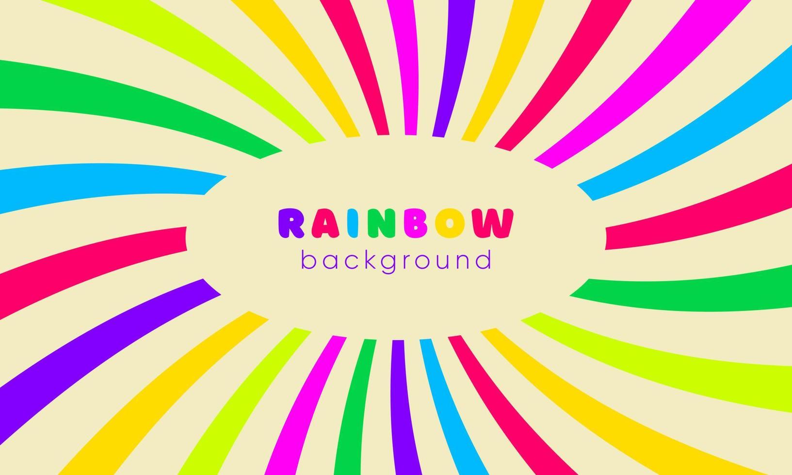 Abstract Rainbow Background in Retro Style. Vector background.