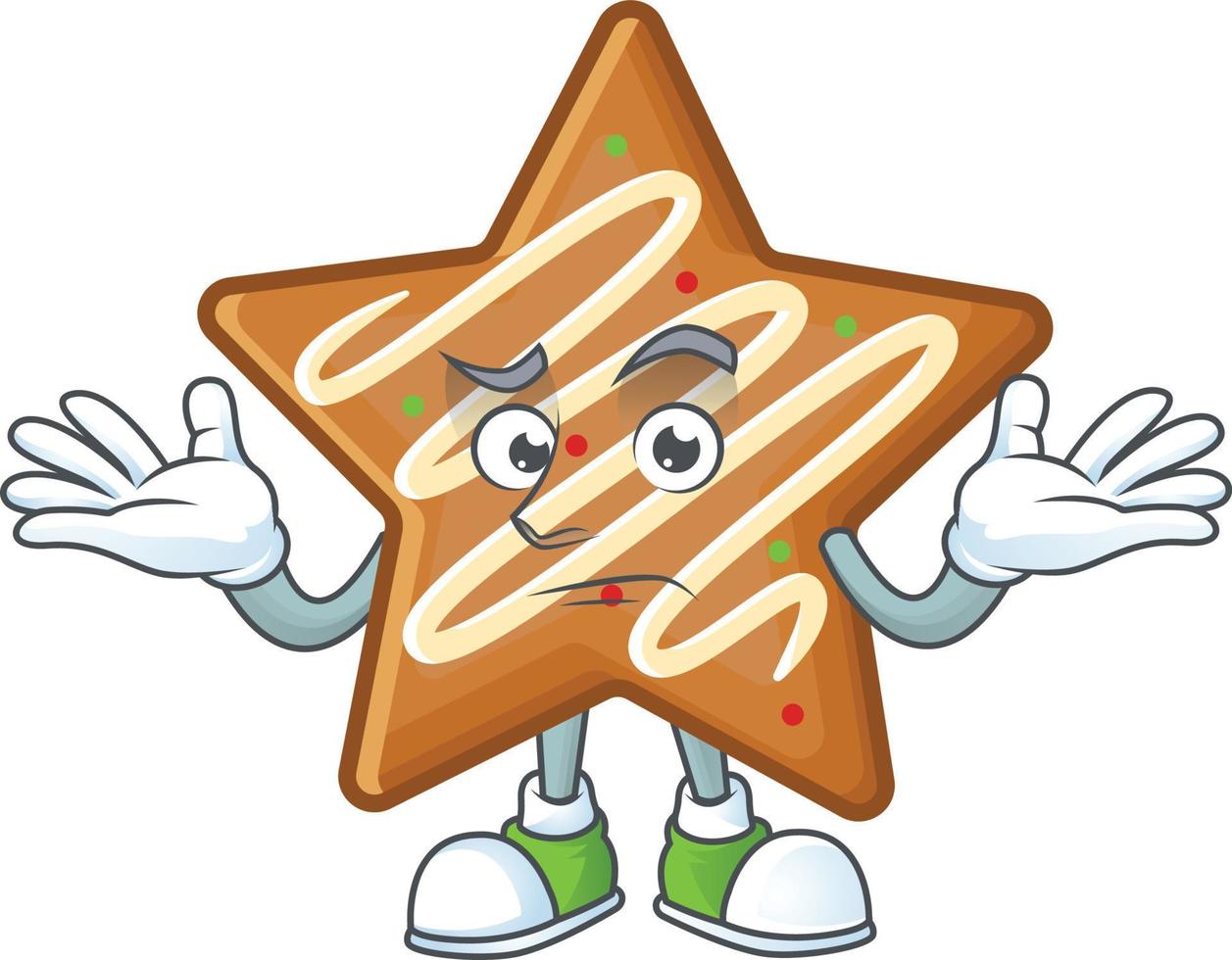 vector de galletas estrella