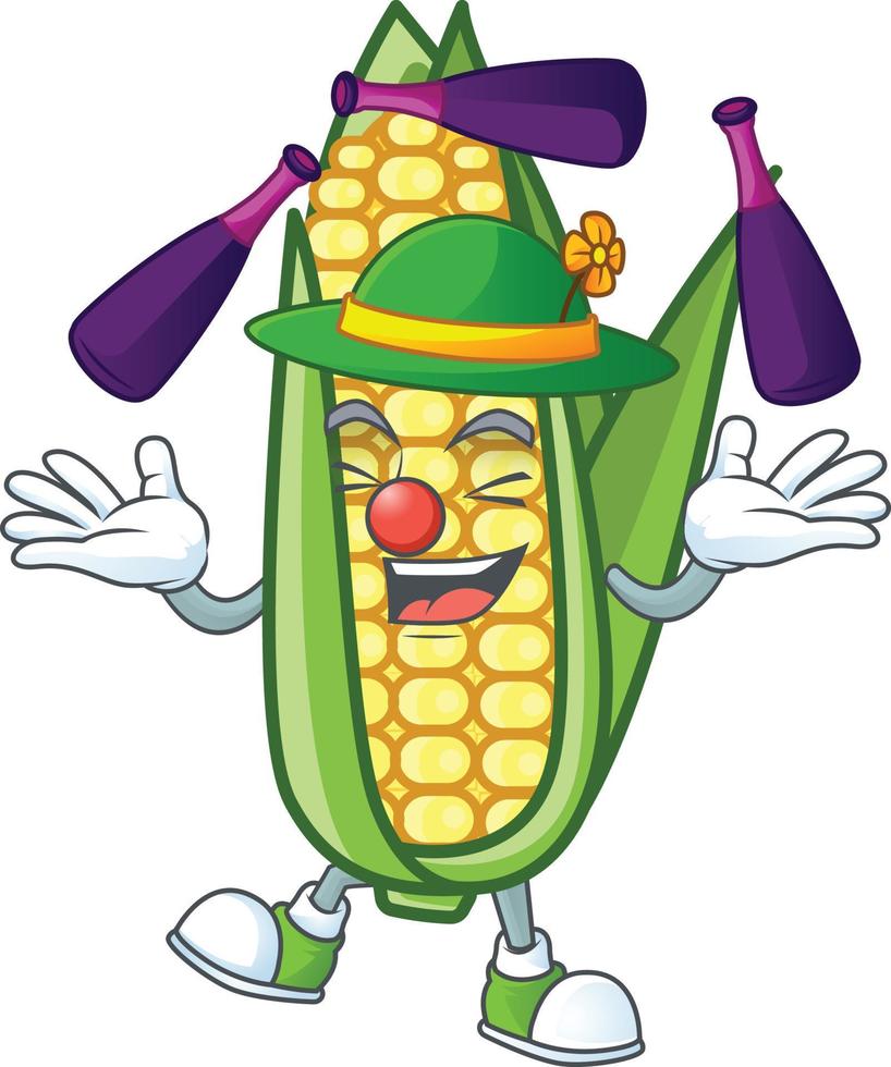 Cartoon Corn Sweet Vector