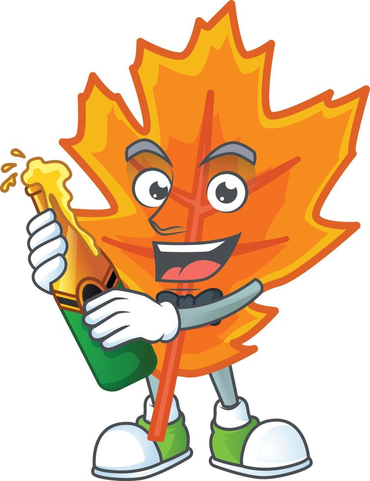 Orange Autum Leaves Vector