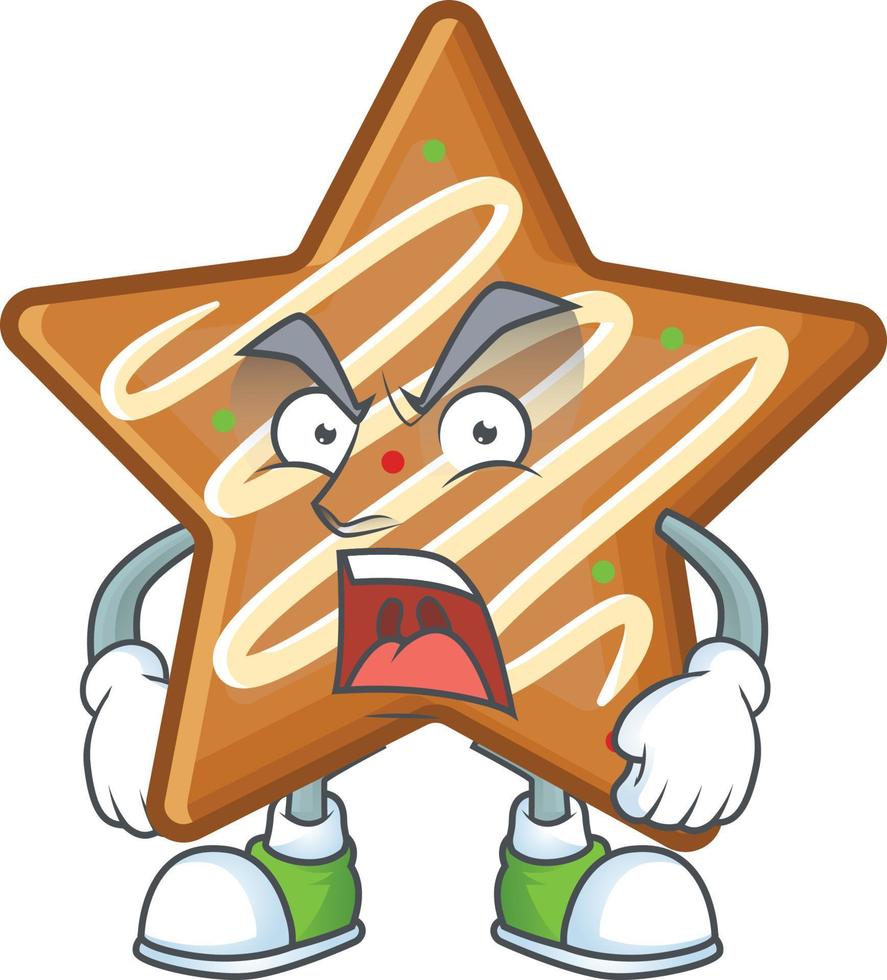 vector de galletas estrella