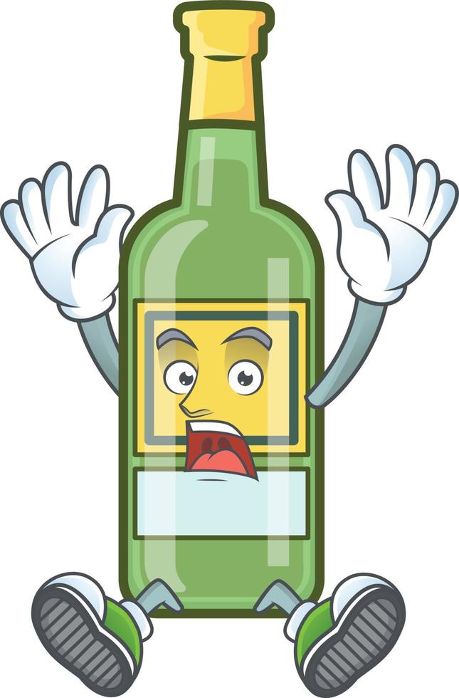 Cartoon Whiskey Bottle vector