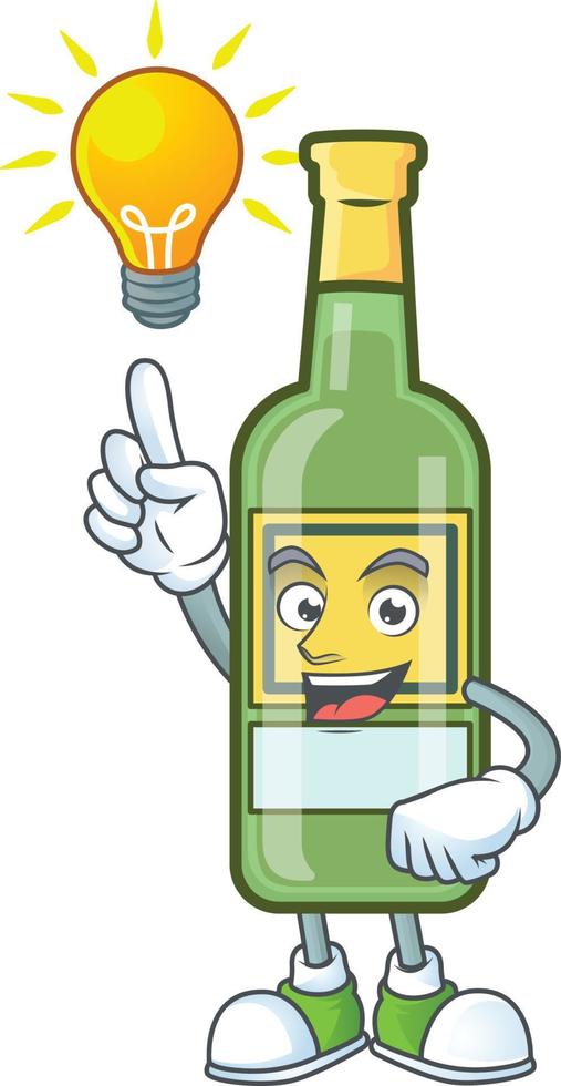 Cartoon Whiskey Bottle vector