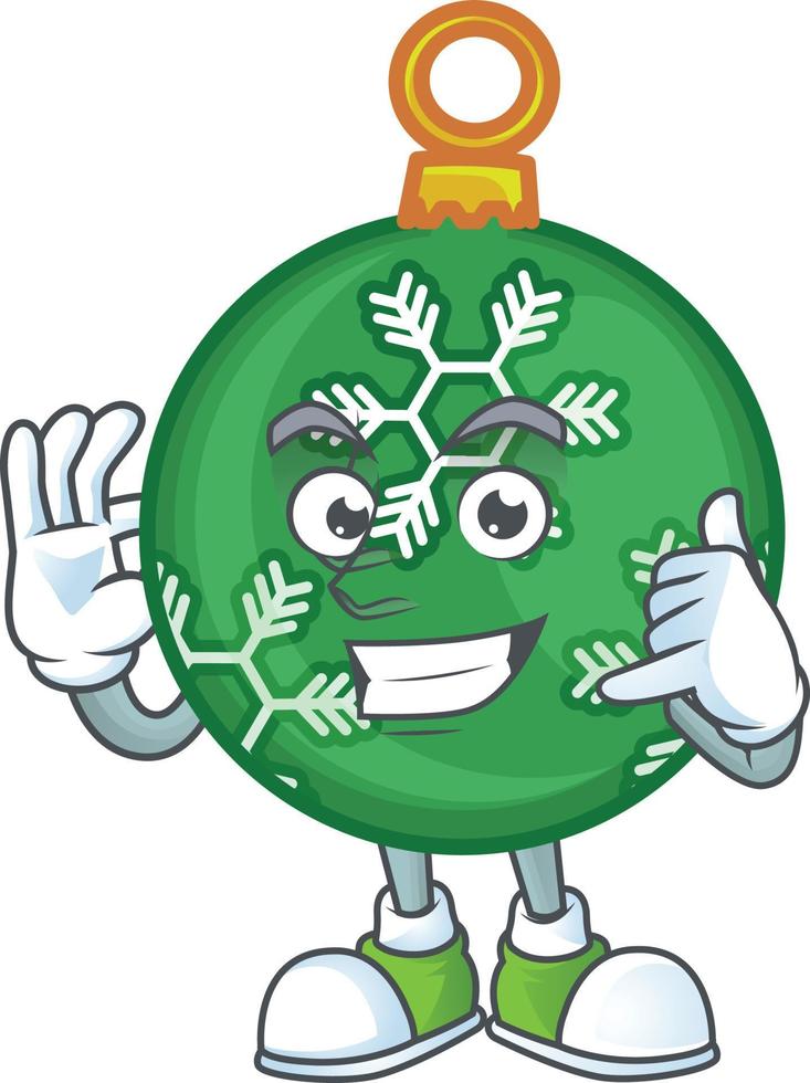 Green Christmas Ball vector