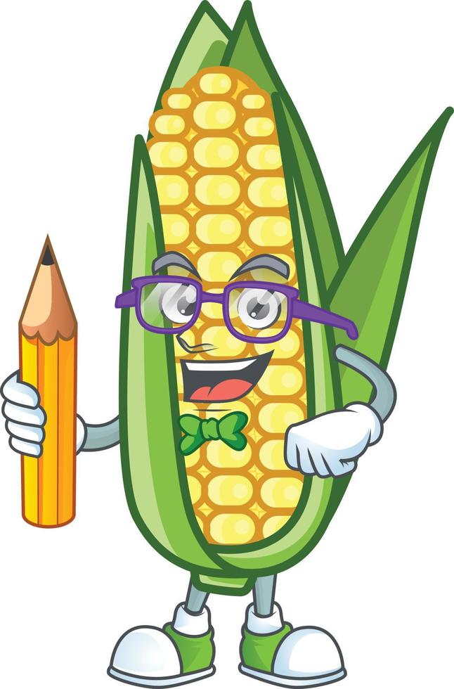 Cartoon Corn Sweet Vector