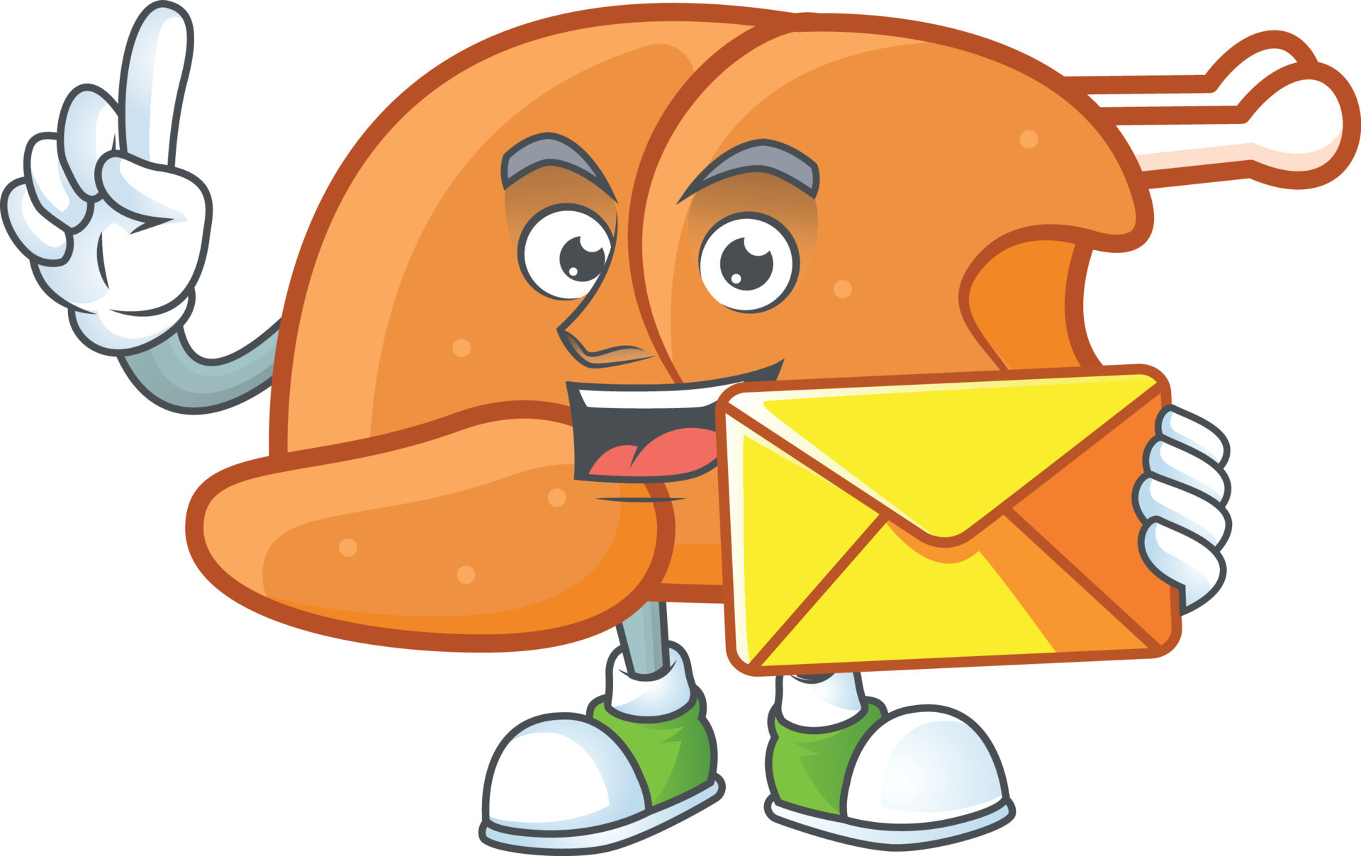 Roast Turkey Vector 18909614 Vector Art at Vecteezy