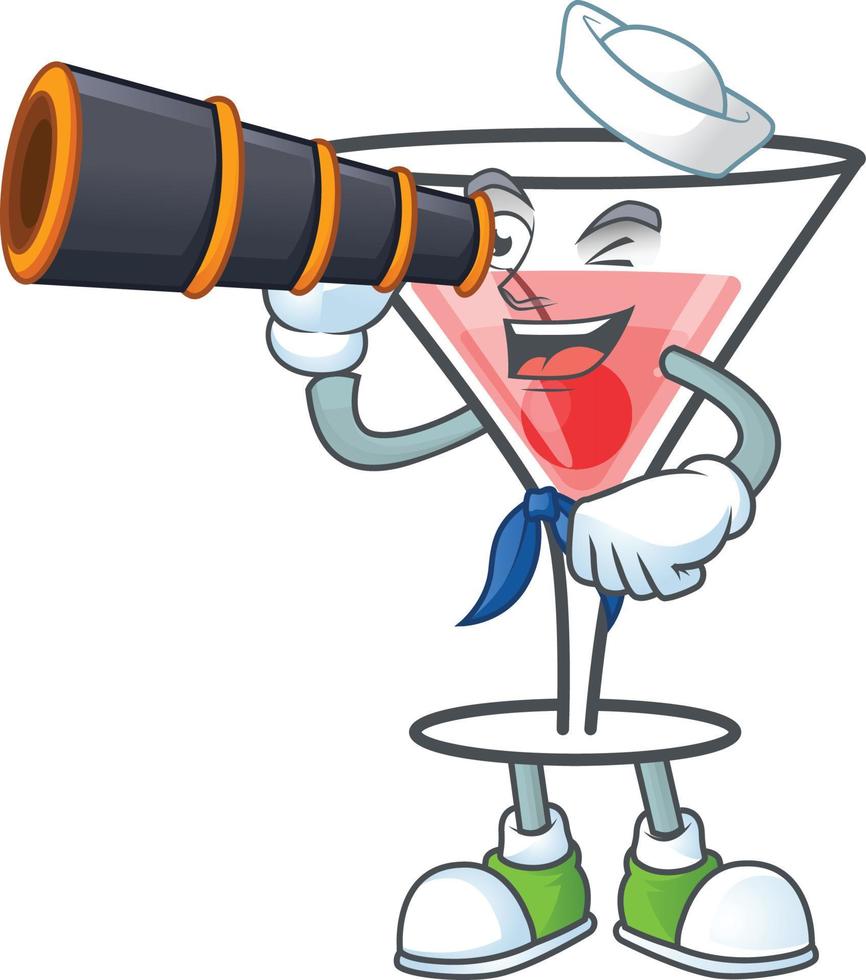 Cocktail Sweet Cartoon Character vector
