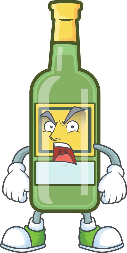 Cartoon Whiskey Bottle vector