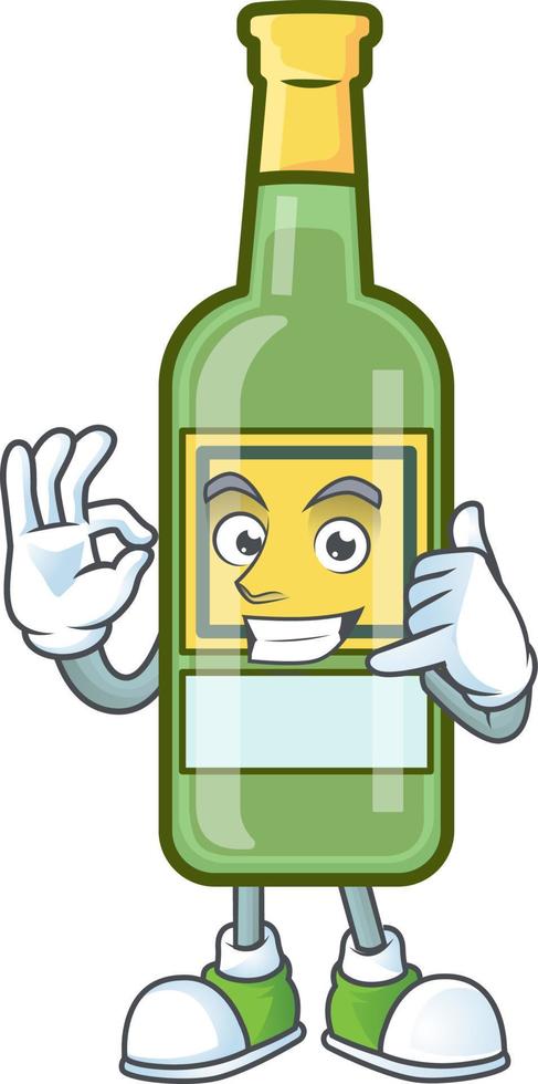 Cartoon Whiskey Bottle vector