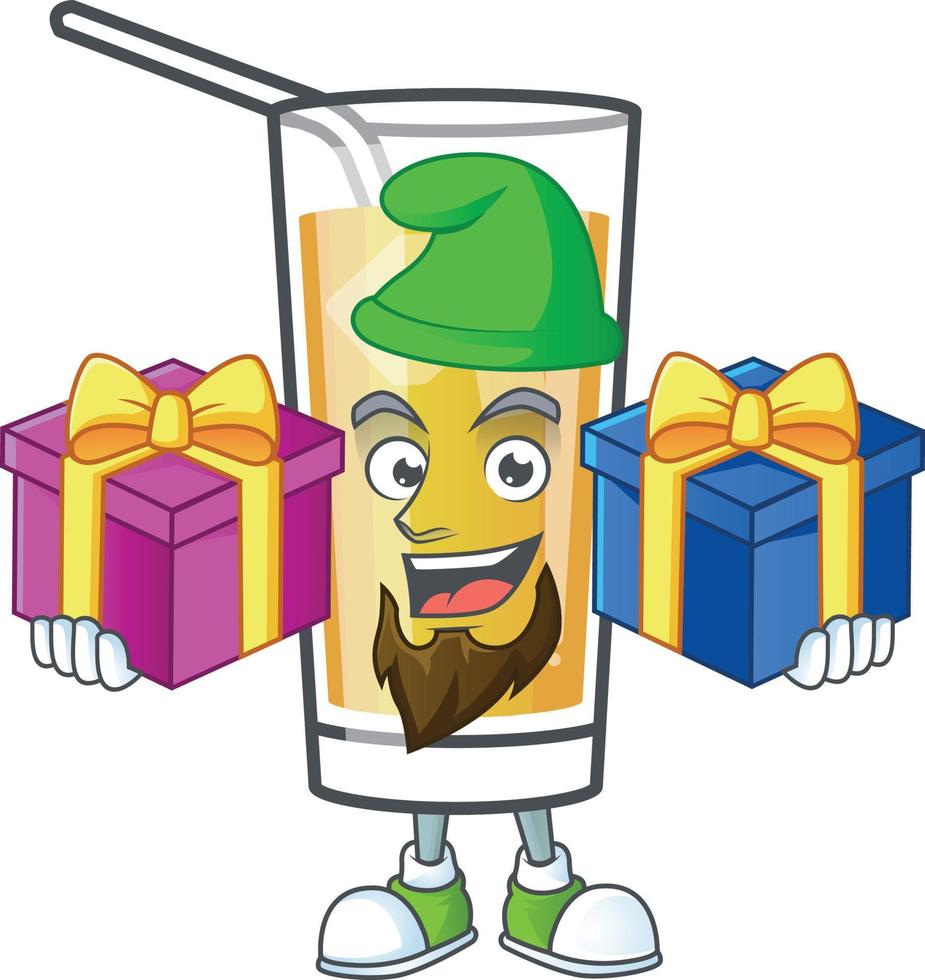 Cartoon Sweet Apple Cider Vector