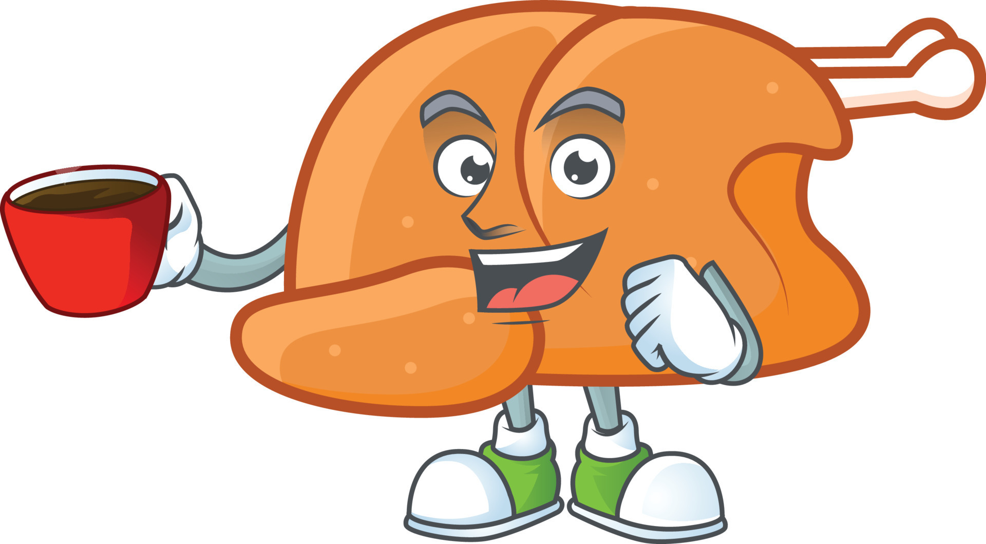 Roast Turkey Vector 18909951 Vector Art at Vecteezy