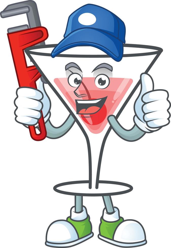 Cocktail Sweet Cartoon Character vector