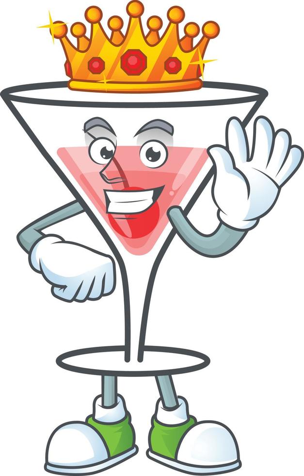 Cocktail Sweet Cartoon Character vector