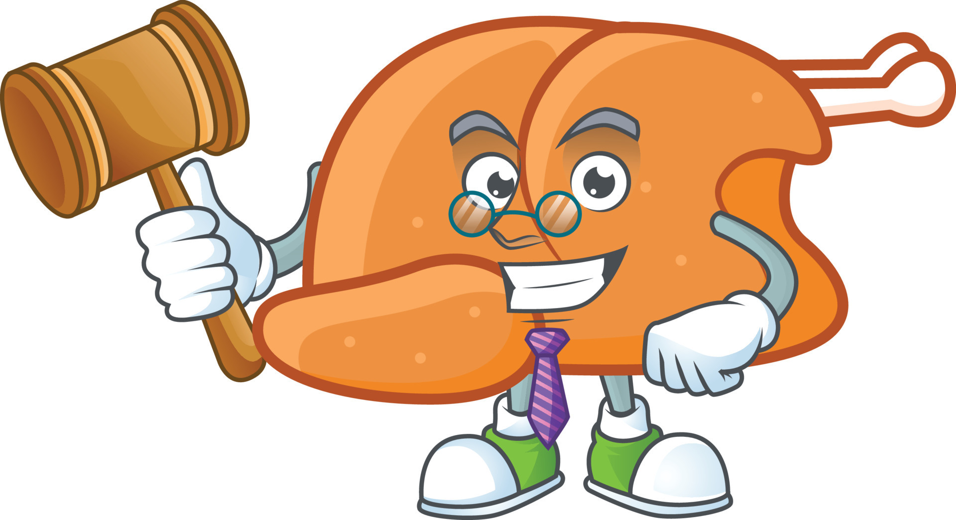 Roast Turkey Vector 18910117 Vector Art at Vecteezy