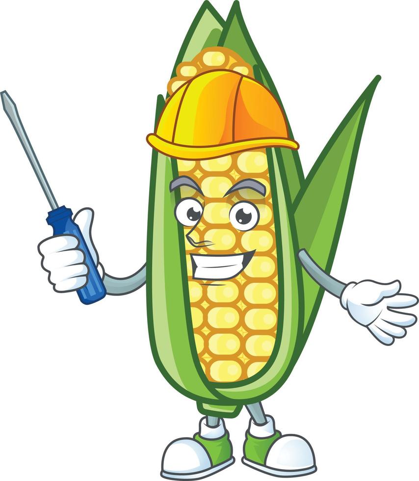 Cartoon Corn Sweet Vector