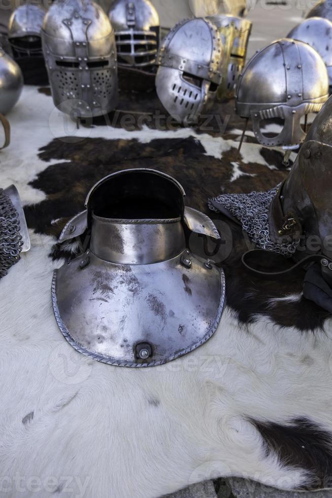 Old medieval armor photo