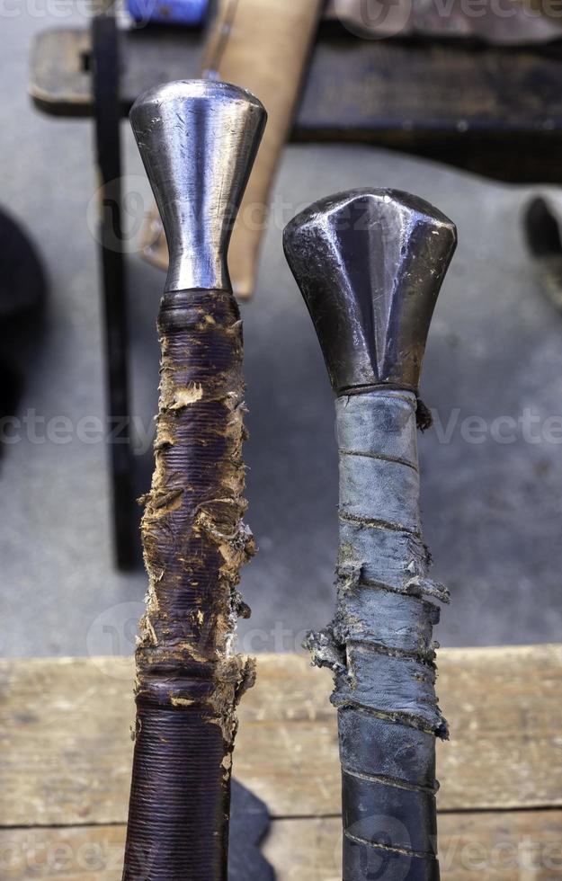 Ancient medieval swords photo