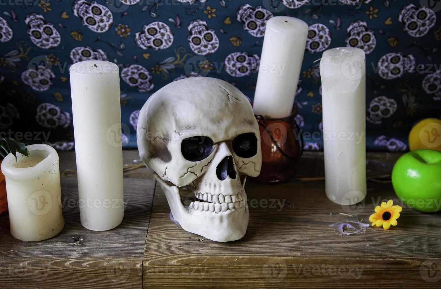 Mexican halloween skulls photo