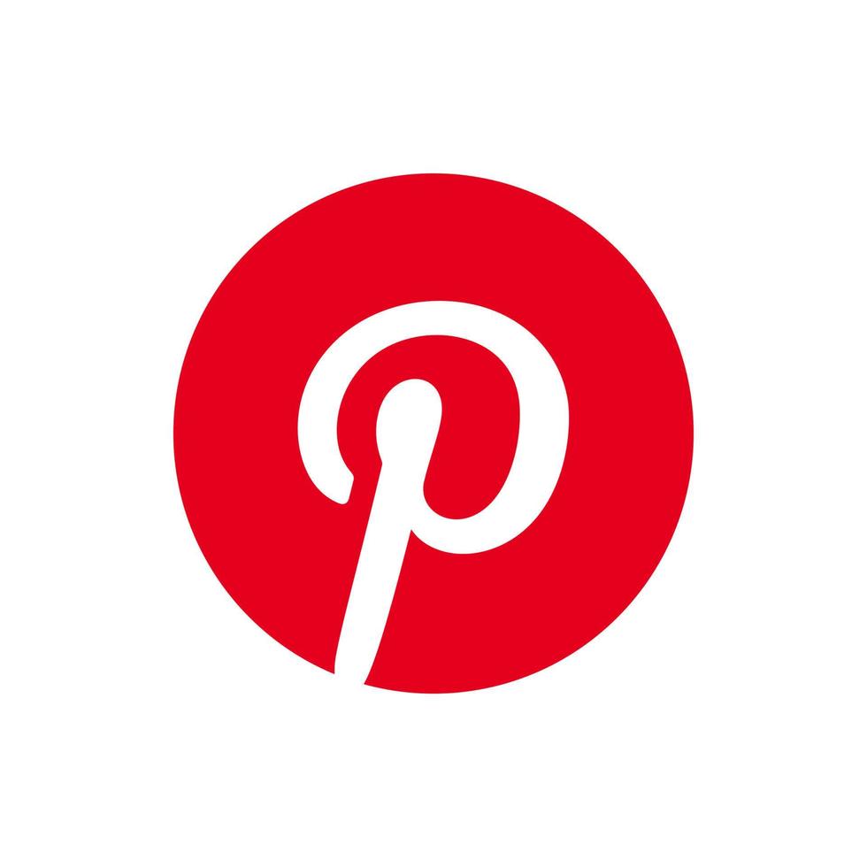 Pinterest logo vector, Pinterest symbol, Pinterest icon Free vector