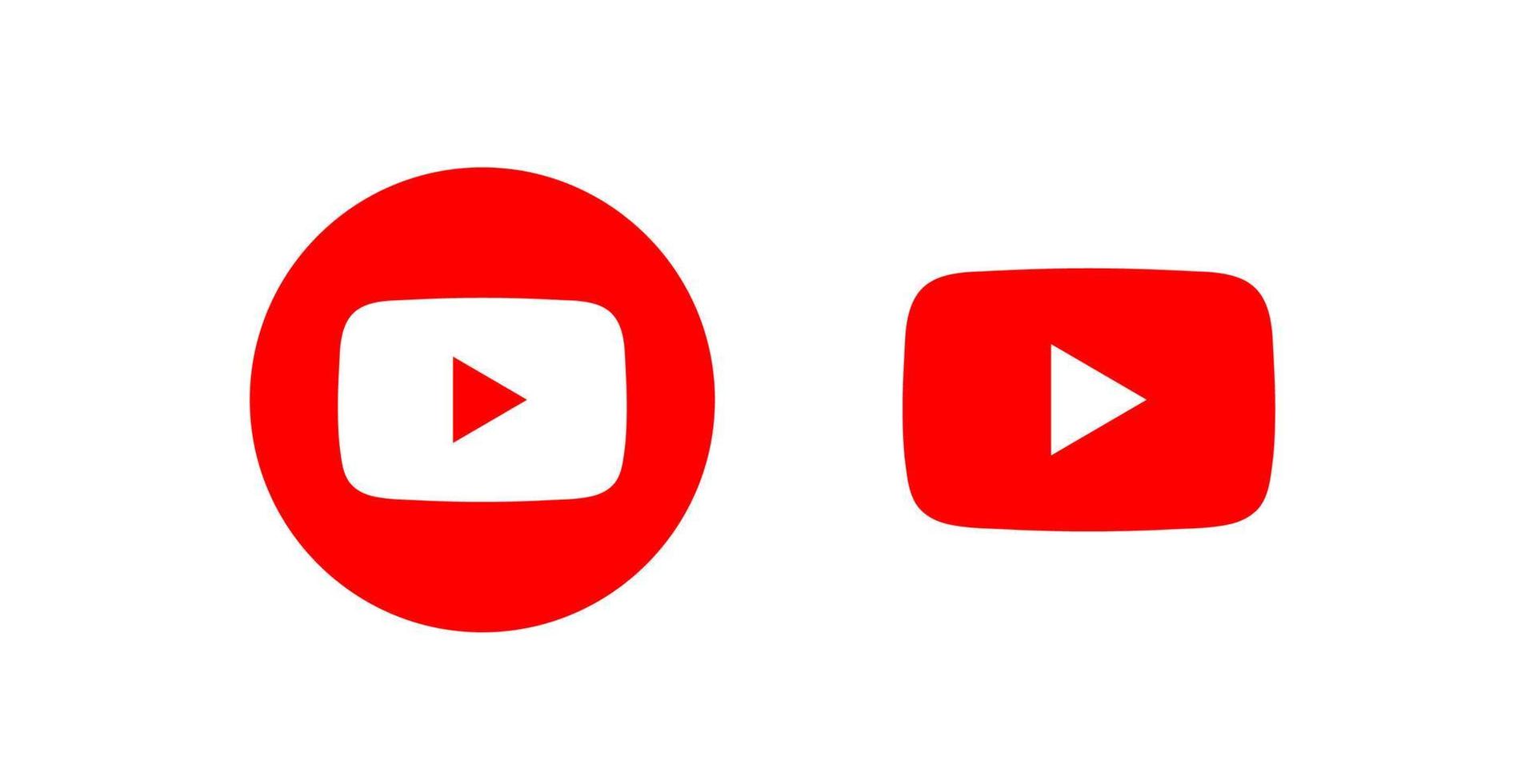 vector de logotipo de youtube, vector de icono de youtube, vector libre de símbolo de youtube