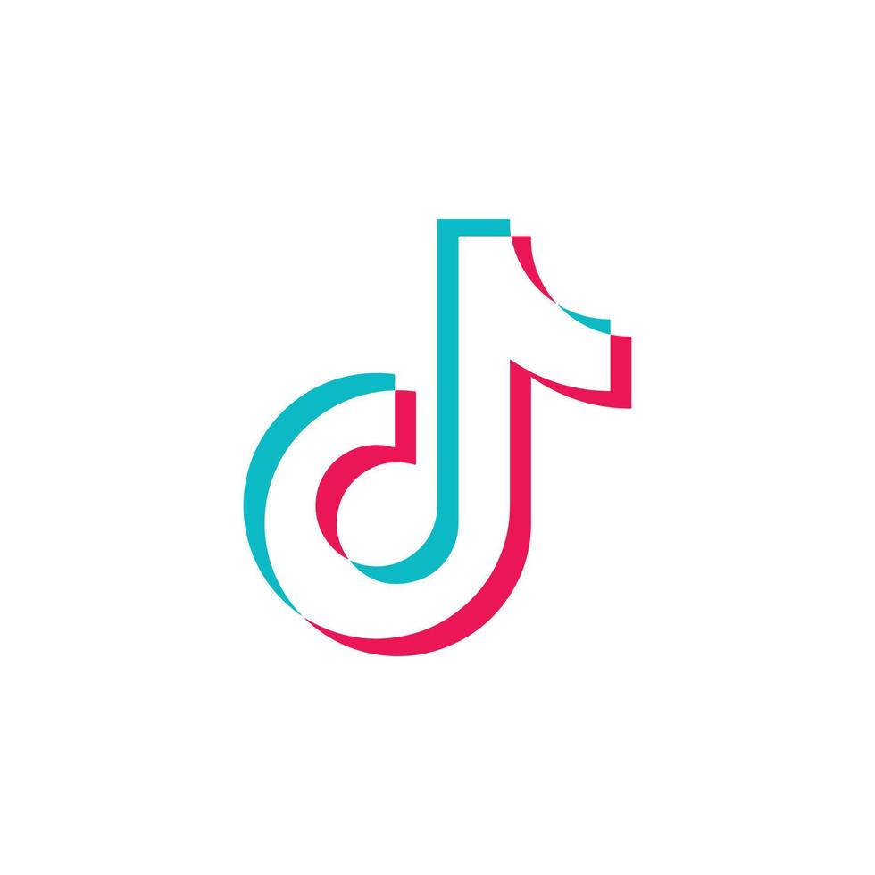 Tiktok logo vector, Tiktok symbol, Tiktok icon free vector