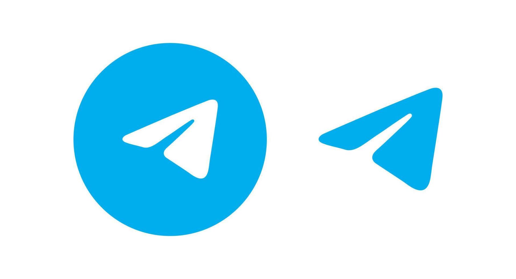 Telegram logo vector, Telegram icon free vector