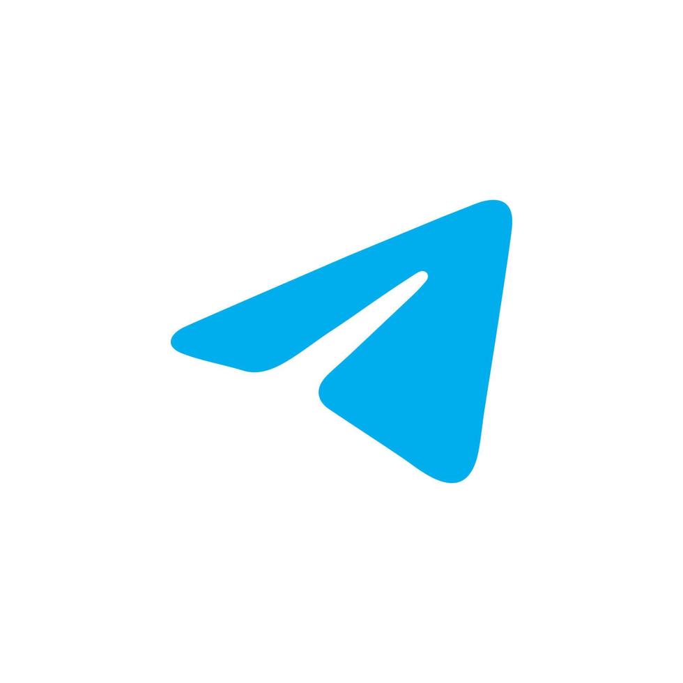 Telegram logo vector, Telegram icon free vector