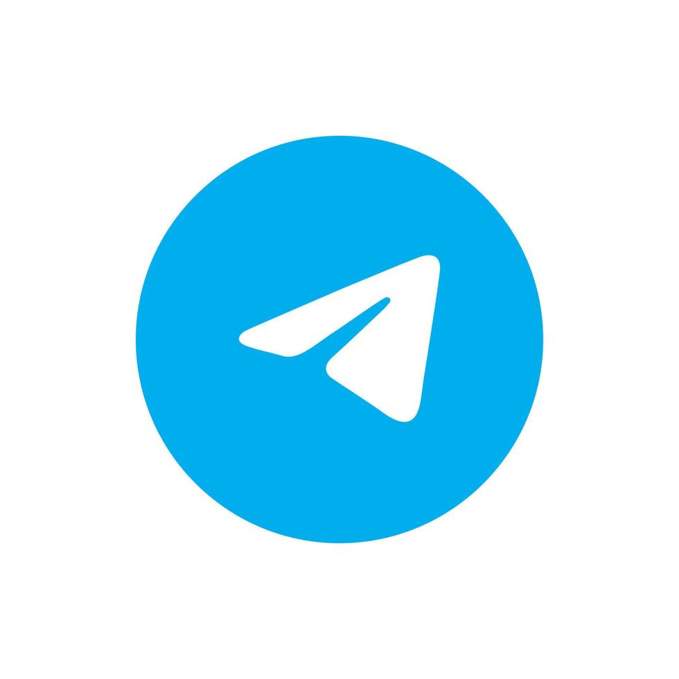 telegrama logo vector, telegrama icono vector libre
