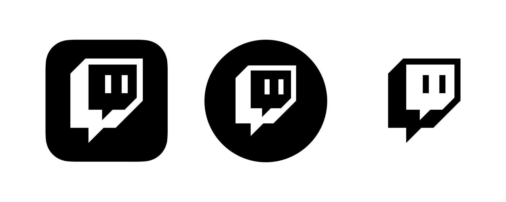 Twitch logo, Twitch icon, Twitch symbol free vector