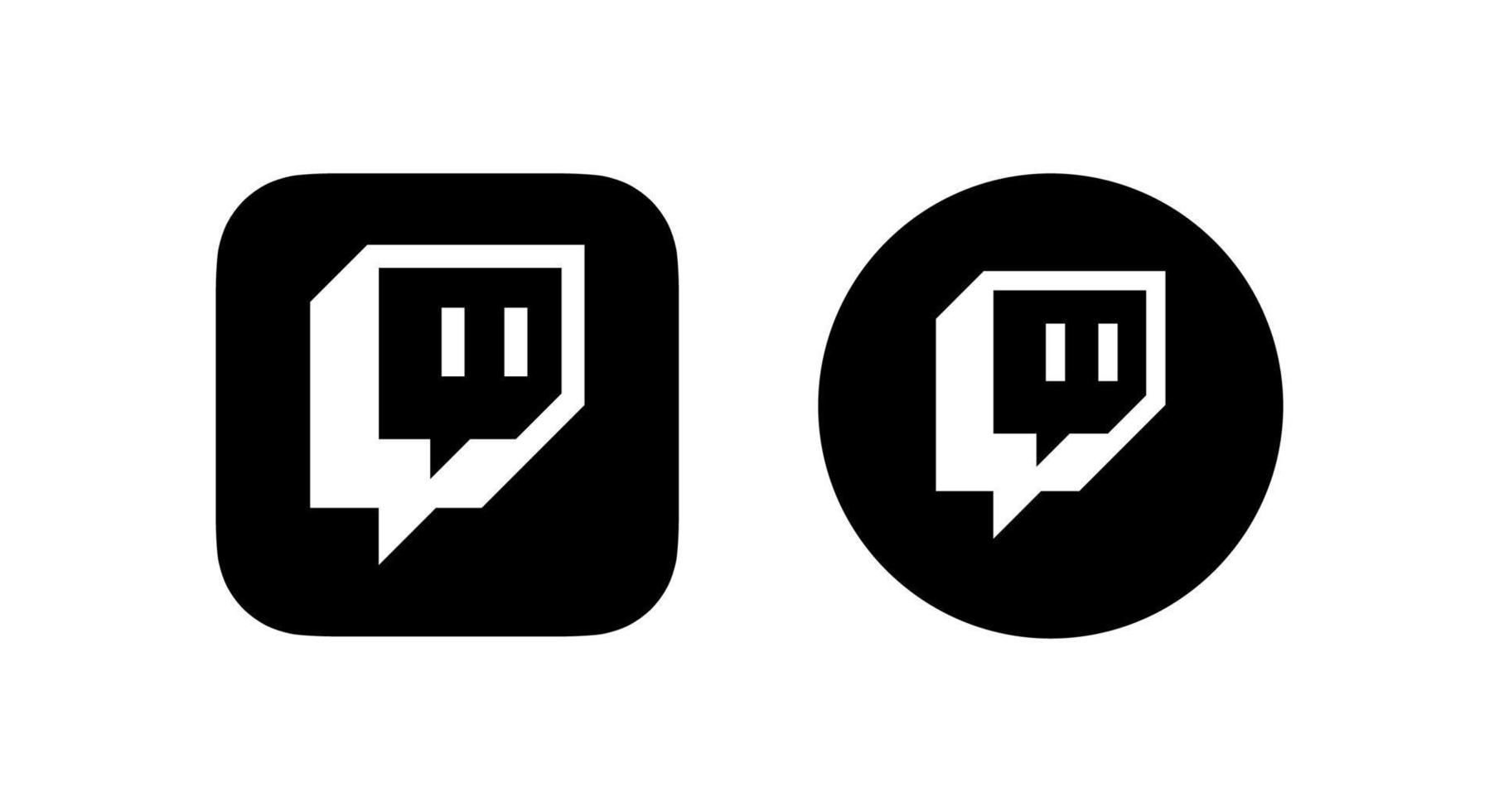 Twitch logo, Twitch icon, Twitch symbol free vector