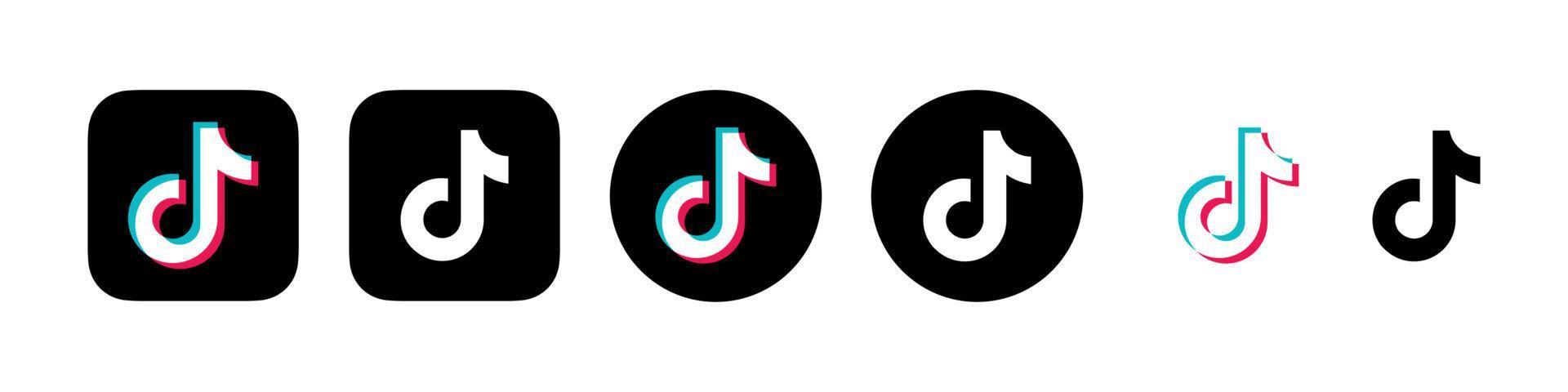 Tiktok logo vector, Tiktok symbol, Tiktok icon free vector