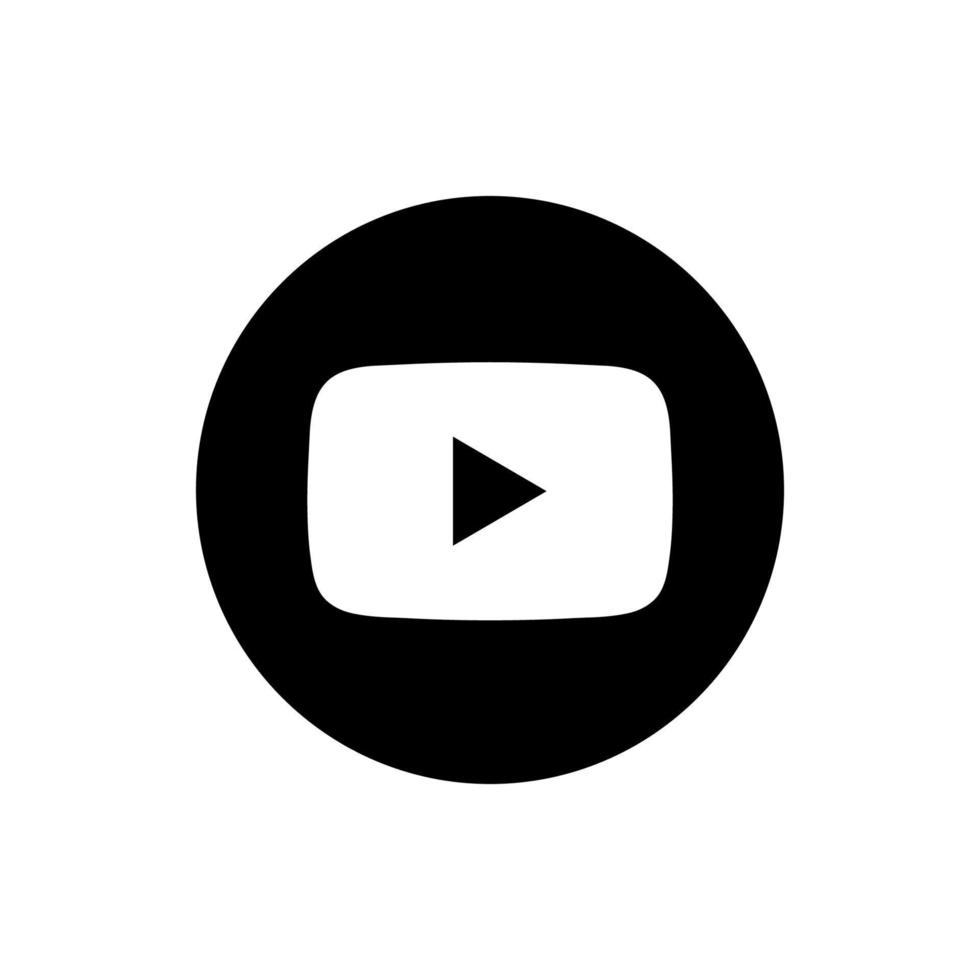 vector de logotipo de youtube, vector de icono de youtube, vector libre de símbolo de youtube