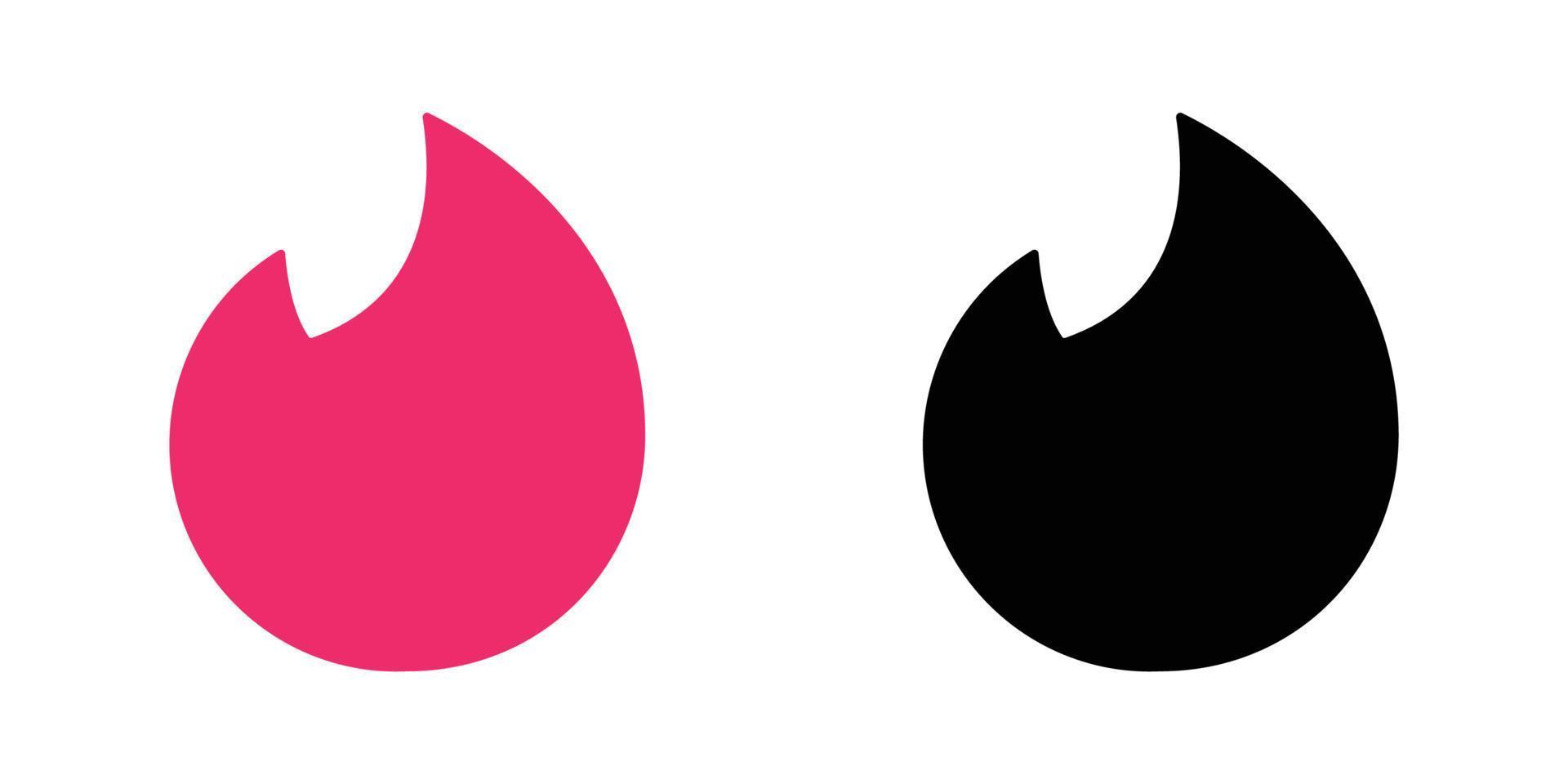 Tinder app logo vector, Tinder app icon vector libre