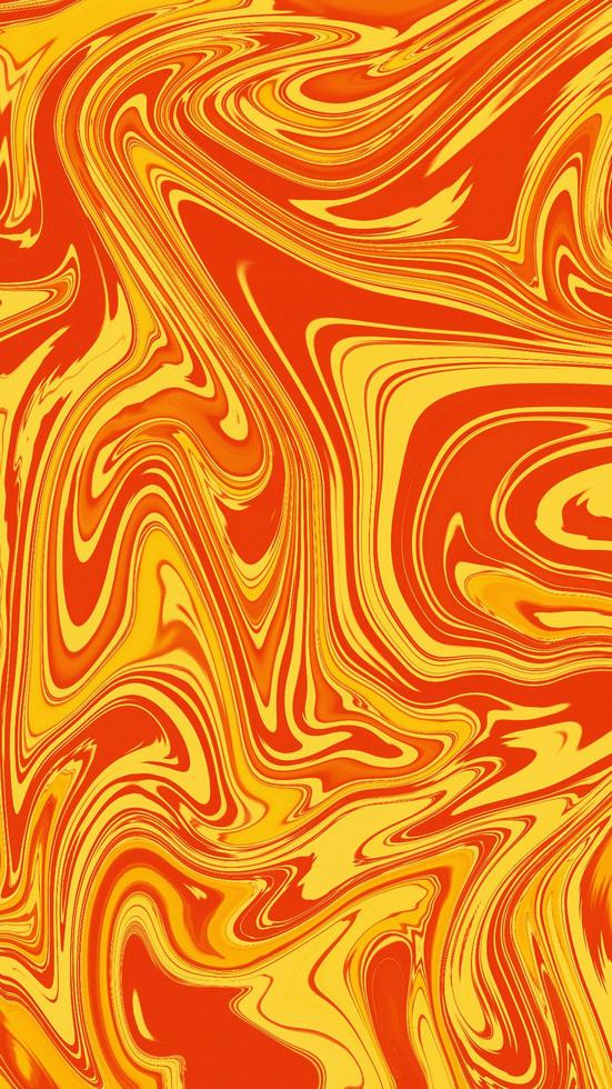 orange abstract background with psychedelic style photo