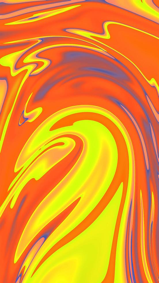 orange abstract background with psychedelic style photo