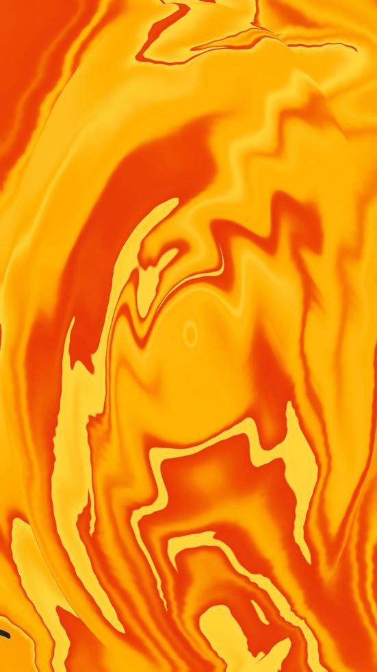 orange abstract background with psychedelic style photo