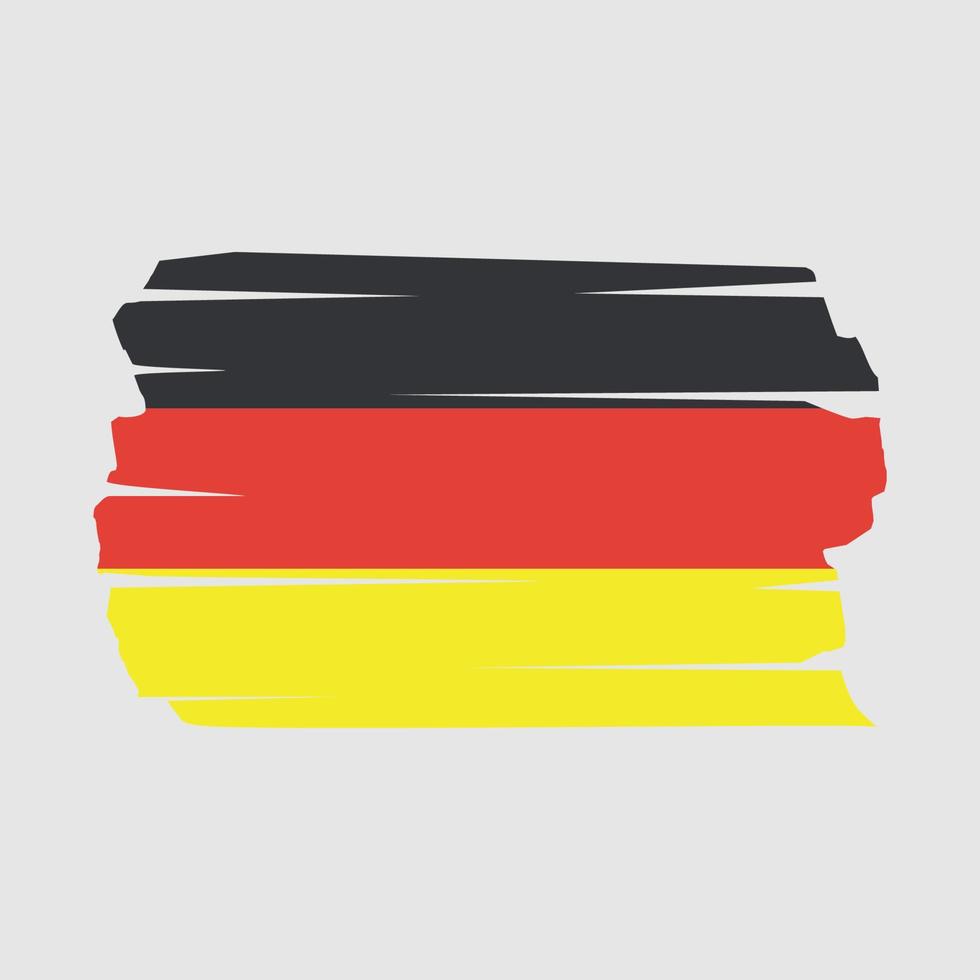 Germany Flag Brush vector