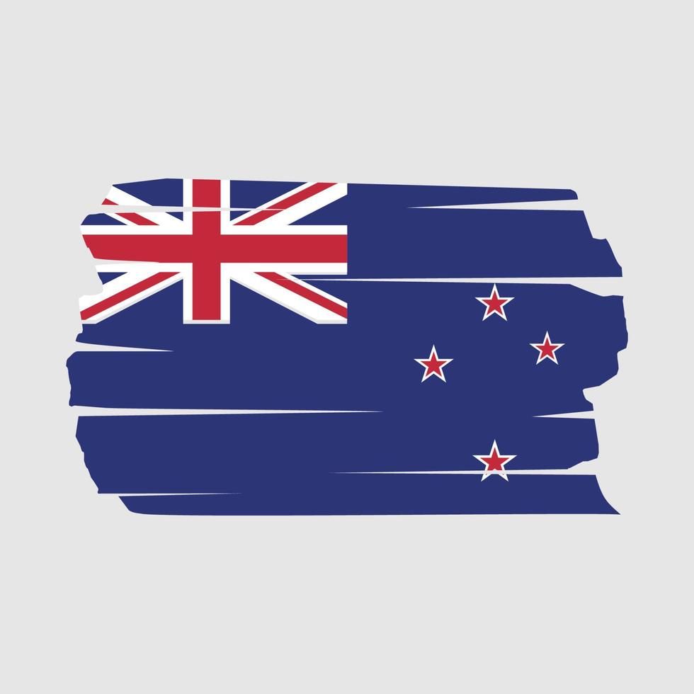 New Zealand Flag Brush vector