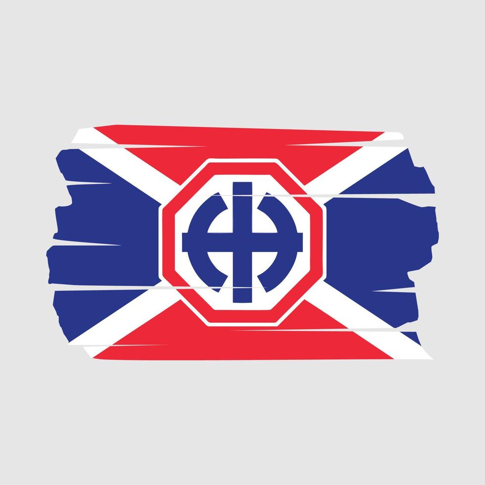 Soviet Flag Brush vector