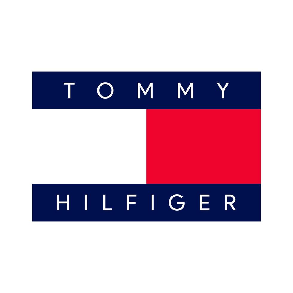 Tommy Hilfiger Editorial Symbol Logo Red And Blue With Name Clothes ...