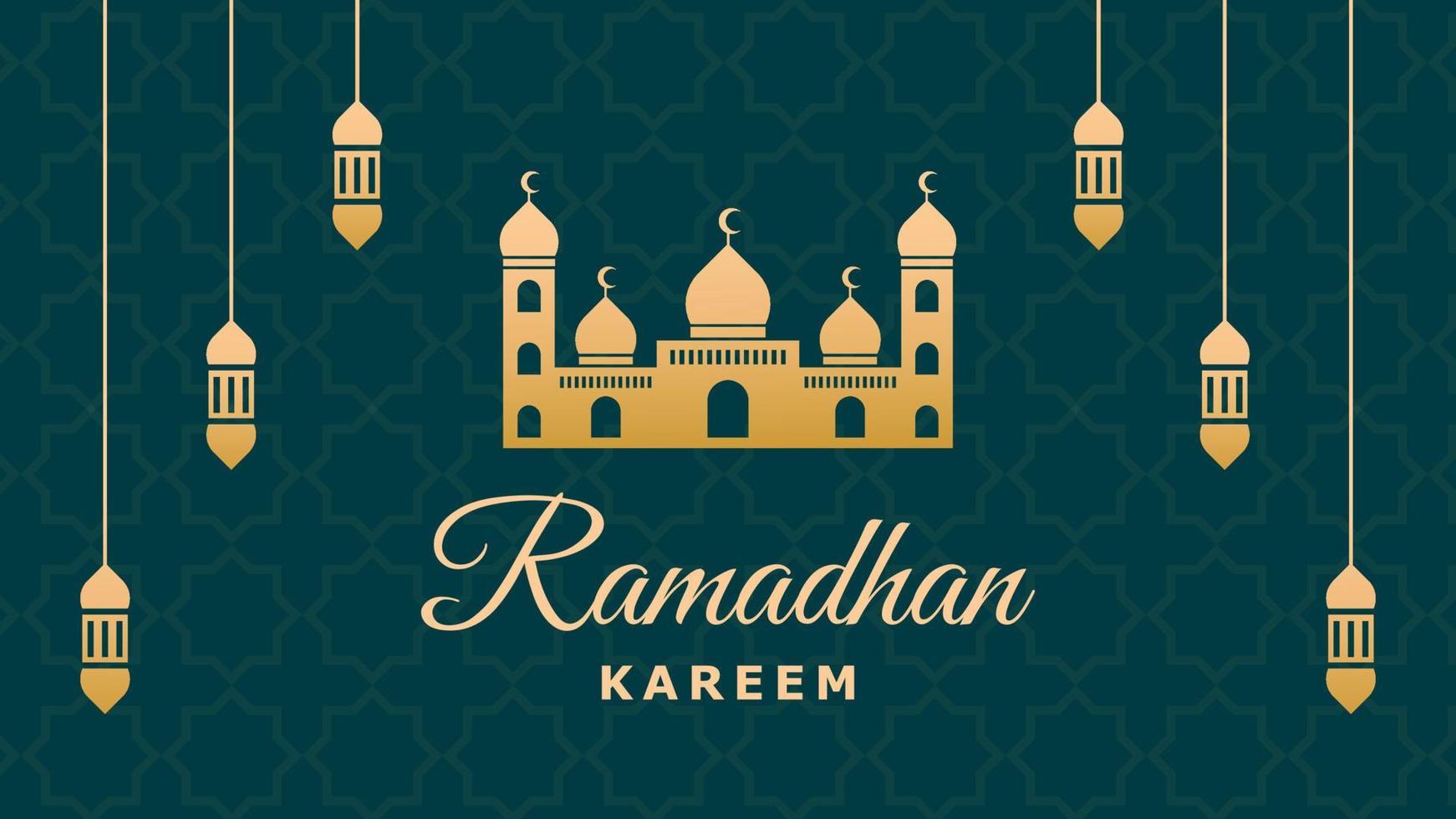 Ramadhan Kareem background vector