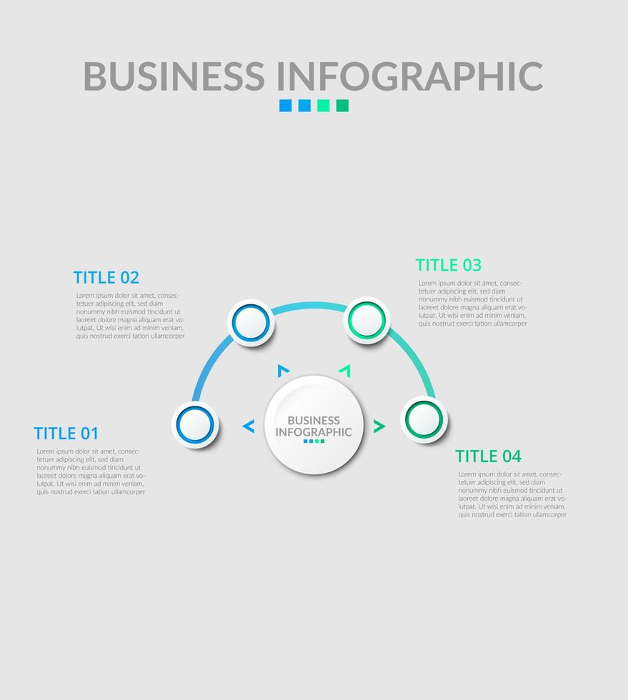 Vector circle infographic. Template for cycle diagram, graph, presentation, and round chart. Business concept sign with 5 options, parts, steps, or processes.