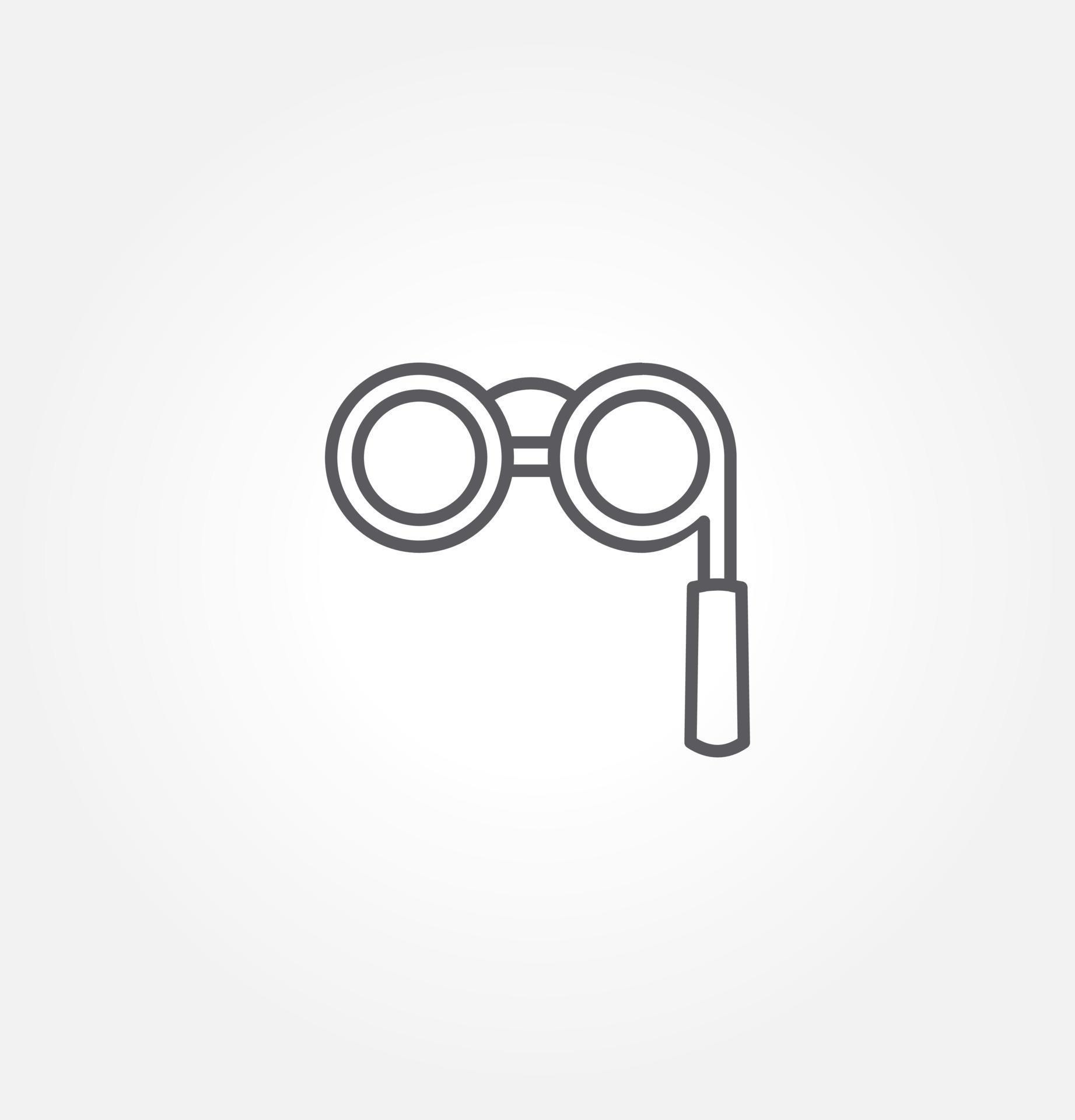 binoculars icon vector illustration logo template for many purpose
