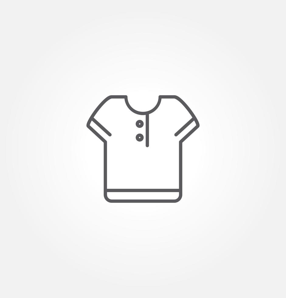 shirt icon vector illustration logo template for many purpose. Isolated on white background.