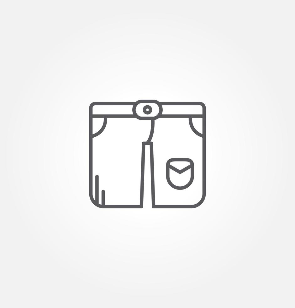 pants icon vector illustration logo template for many purpose. Isolated on white background.