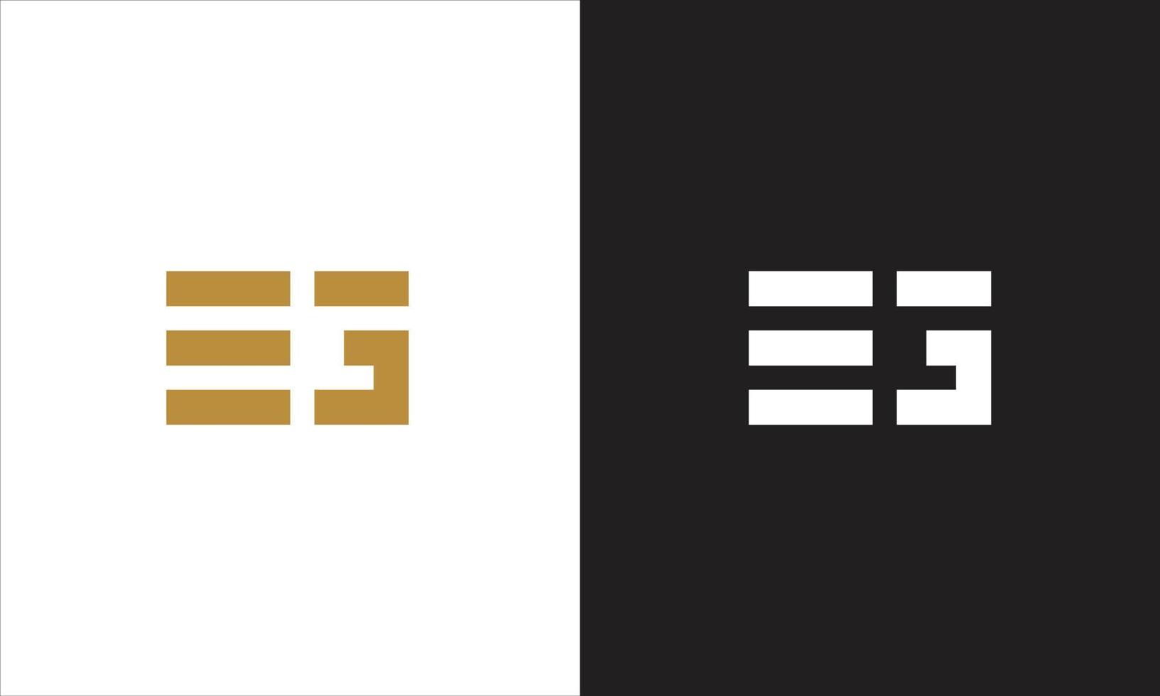 Abstract monogram letter eg logo design vector templates