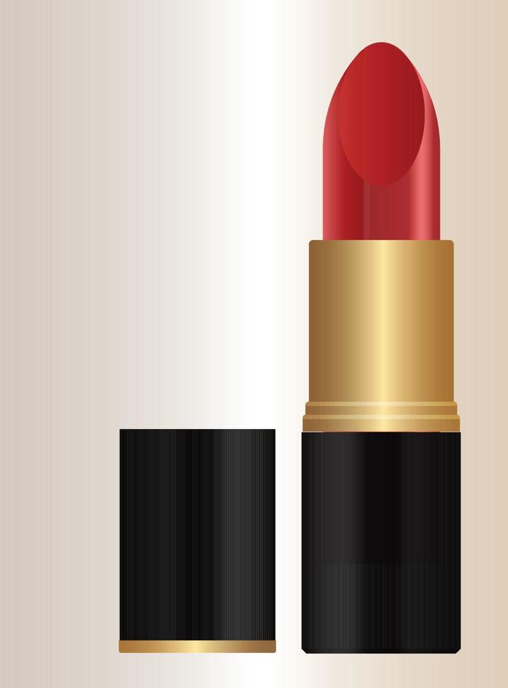 lápiz labial, cosméticos, vector de maquillaje