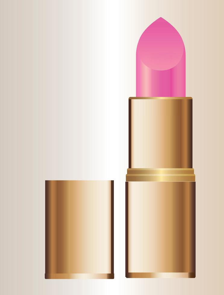 lápiz labial, cosméticos, vector de maquillaje