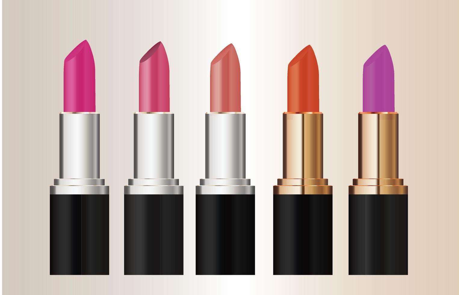 lápiz labial, cosméticos, vector de maquillaje