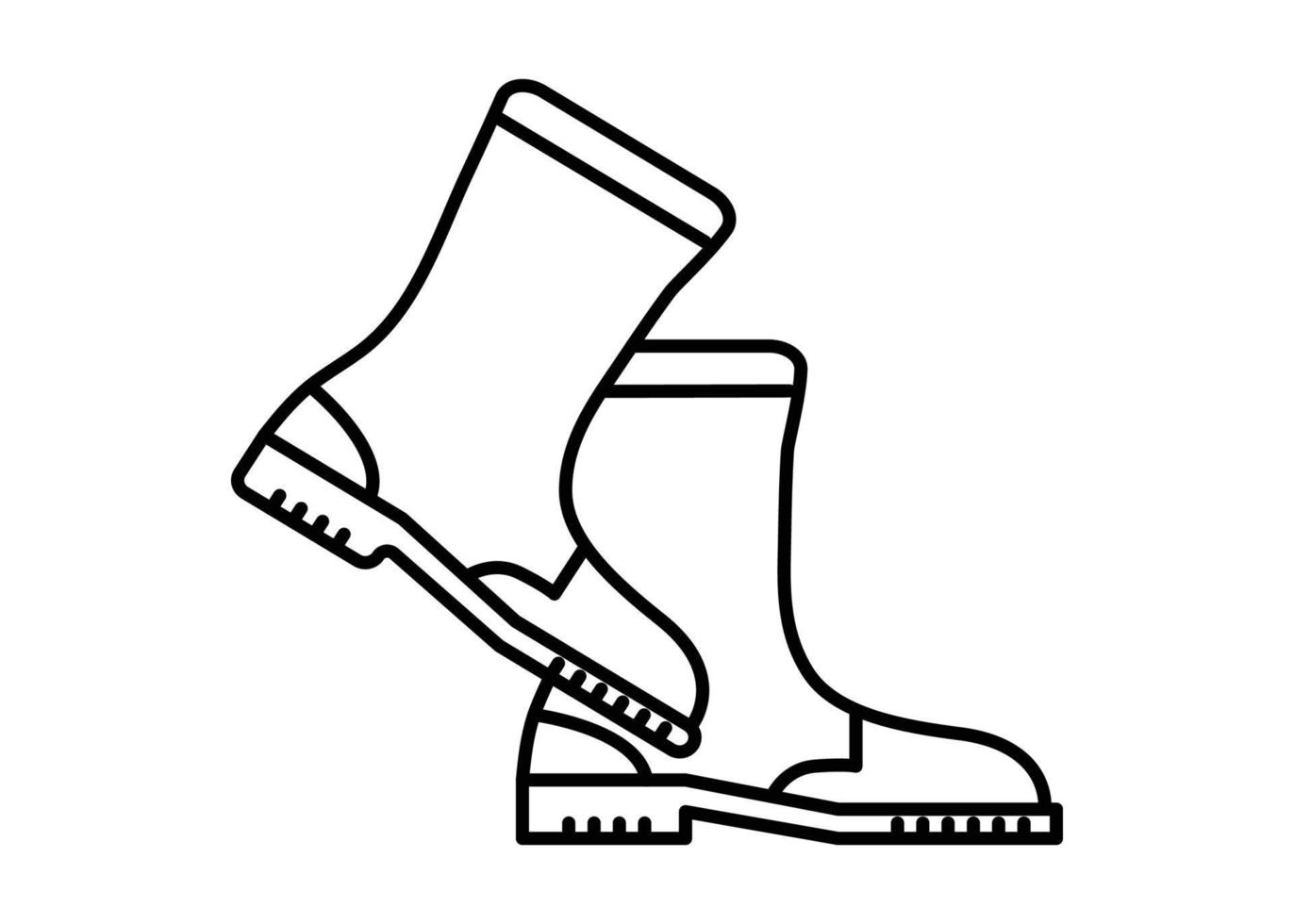 Boot icon clip art illustration isolated vector